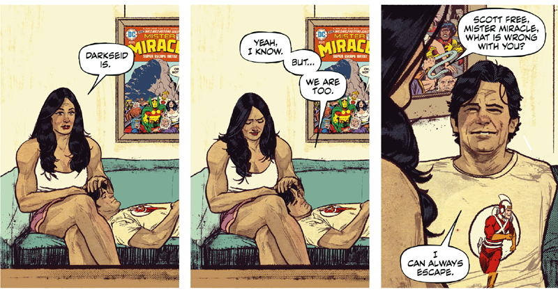 To be, or not to be—a question Scott believes he finally has the answer to when Mister Miracle comes to an end.